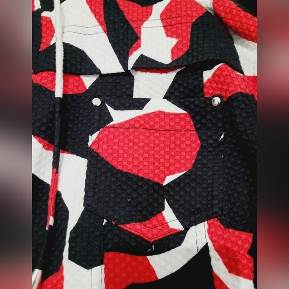 Womans Chicos size 2 MEDIUM beautiful jacket fully lined cotton blend sh… - Picture 13 of 13